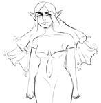 half body sketch